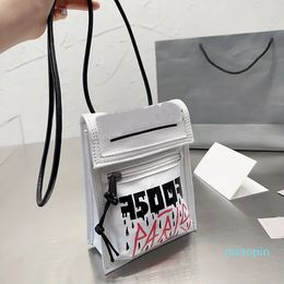 Graffiti Camera Designer Crossbody Mini Waxed Leather Shoulder Waist Bag Flap Women Mobile Phone Handbags Clutch Coin Wallet Purse
