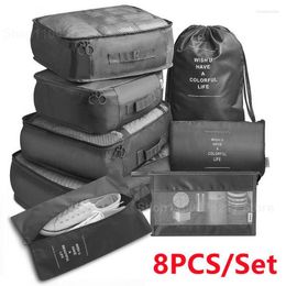 Storage Bags Travel Set Portable Organiser Suitcase Luggage Clothes Shoe Tidy Pouch Space Saving Home Bag