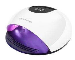 80W High Power UV Lamp Fast Dry Nail Dryer With Timer And Sensor Gel Light For Curing All Kinds Of Nail PolishT1909047002195
