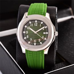 Mens Luxury Designer Automatic Mechanical Watch 41mm Ceramic Ring Candy Colour Rubber Band Waterproof Sapphire Glass