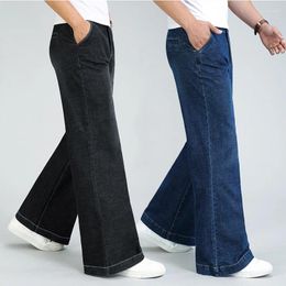 Men's Jeans For Men Big FIare Stretch Trousers High-Quality Slim Fashion Wide-Legged FIared