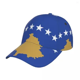 Ball Caps Flag Of Kosovo Outdoor Sport Baseball Hat Men Women Visor Cap Street Hip Hop