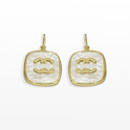 Подарочные дизайнерские дизайнерские знаковые золото, а также серьги для женских очарований, свадебные драгоценности Высокий смысл.