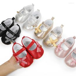 Athletic Shoes 2023 Fashion Baby Girls Cute Born First Walker Infant Princess Soft Sole Bottom Anti-slip