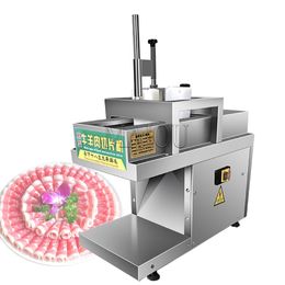 Desktop Slicing Machine For Mutton Beef Roulade Hard Vegetable Slicer Meat Cutter Machine