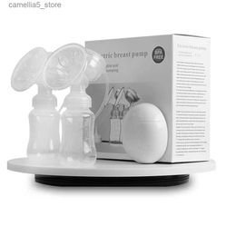 Breastpumps Breast Pump Electric Milk Feeding Extractor Strong Suction Portable Silicone Breastfeeding Pump Q231120