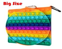 DHL Big Size 20CM Silicone Push Bubble Sensory Toys For Party Autism Needs Squishy Stress Reliever Toy Adult Kid Funny Anti-stress Gifts3902922