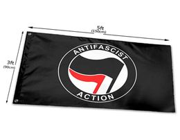 Antifascist Peace Flag High Quality 3x5Ft Double Stitching Decoration Banner 90x150cm Sports Festival Polyester Digital Printed Wh3128922