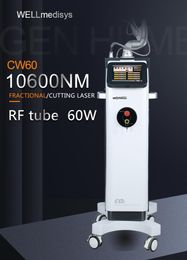 Professional 1060nm CO2 Fractional Laser Skin Resurfacing Stretch Marks Skin Scars Removal Remove Vaginal Tightening Machine with Coherent laser emitter