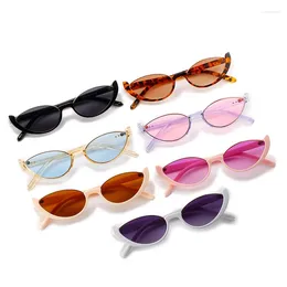 Sunglasses Luxury Design Half Frame Women Cat Eye Travel Sun Shades Eyewear Fashion Female Small Glasses Goggles