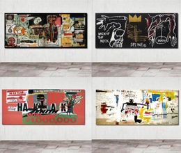 Sell Basquiat Graffiti Art Canvas Painting Wall Art Pictures For Living Room Room Modern Decorative Pictures233V214t1188630
