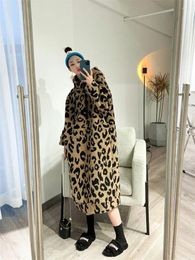 Women's Hoodies Hooded For Women Harajuku Korean Clothes Outerwear Trench Winter Dresses Retro Y2k Long Down Coats Lady Leopard Jackets