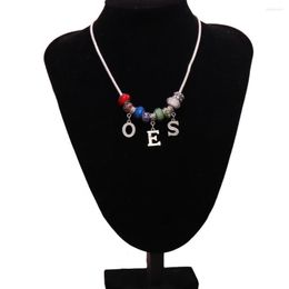 Choker Greek Sorority Fraternity Jewellery Order Easter Star OES Necklaces Women Party Gift Decor Custom