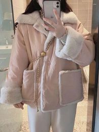 Women's Trench Coats 2023 Winter Thickened Wool Coat Casual Double Sided Korean Fashion Versatile Cute Gentle Warm Jacket