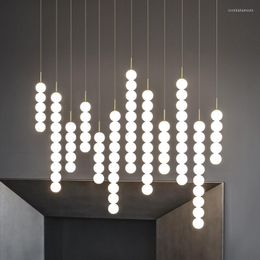 Chandeliers 2023 Modern White Ball Chandelier Nordic Decor For Living Dining Room Bedroom Kitchen Island Home Decoration Pendant Lights Lamp