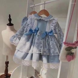 Girl Dresses Baby Vintage Dress Children Holiday Lolita Infant Christening Birthday Ball Gowns Little Girls Princess Vestidos