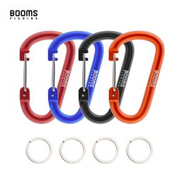 5 PCSCarabiners Booms Fishing CC3 Large Carabiner Aluminium Alloy Keychain D Ring Outdoor Camping Climbing Clip Lock Buckle Hook Accessories P230420