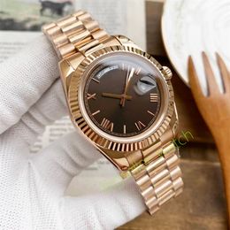 bigseller Men's and women's watch designers luxury diamond Roman numerals automatic movement watch size 40MM stainless steel material fadeless waterproof Auroro
