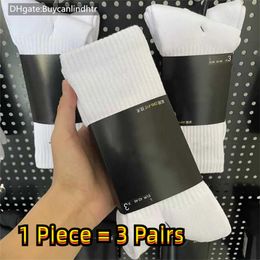 Mens Socks Wholesale Classic Black White Women Men High Quality Letter Breathable Cotton Sports Ankle Sock Elastic No Need To Wait Spot Delivery LFIS
