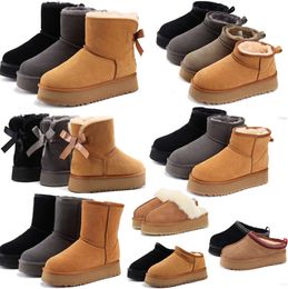 designer UGGsity slippers snow boots mini women winter australia platform ug boot fur slipper ankle wool shoes sheepskin real leather classic booties 6235ESI