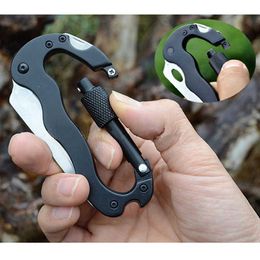 5 PCSCarabiners 5-in-1 Multi-function Mountaineering Buckle Fast Hanging Buckle Cross Screwdriver Carabiner Bottle Opener Wine Opener Outdoor To P230420