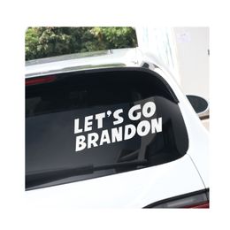 Cross Border Let's Go Brandon Car Sticker Party Favour Trump Prank Biden PVC Sticker Sticker 20x7cm