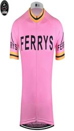 Pink Classical Retro NEW Mountain Road RACE BikeTeam Pro Cycling Jersey Shirts Tops Clothing Breathable Customised JIASHUO1393913