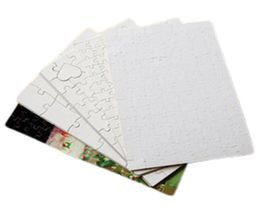 A5 Sublimation Blank Puzzles Transfer Pearl DIY Puzzle Paper Consumables Child Toys Festive Party Gifts A037924028