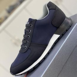 Fashion Men Collision Dress Shoes Running Sneakers Italy Perfect Low Top Soft Bottoms Fabric & Calfskin Designer Breathable Run Walk Casual Athletic Shoes Box EU 38-45