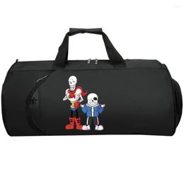 Duffel Bags Undertale Bag Travel Tote Frisk Game Workout Sling Pack Unisex Train Handle Trip Duffle Print Luggage