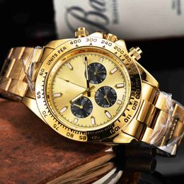 Men's Designer Watches Fashion Luxury Brand Sports Style Automatic Movement Gold Stainless Steel Watch Case Green Dial Waterproof Watch Business Casual Watches