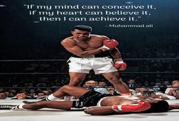 Sell Ali Motivational Paintings Art Film Print Silk Poster Home Wall Decor 60x90cm8657642