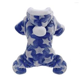 Dog Apparel Practical Puppy Jacket Lightweight Cold Weather Adorable Star Pattern Coat For Gift