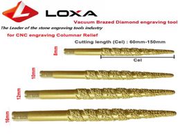 LOXA vacuum brazed diamond engraving tools cnc Engraving Bit for CNC Machinecarving 3D Columnar Relief tool stone tools3056978