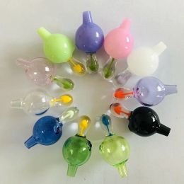 Heady Glass Carb Caps Colourful Unique Shape Smoking Accessories For Thermal P Quartz Banger Nails Wholesale LL