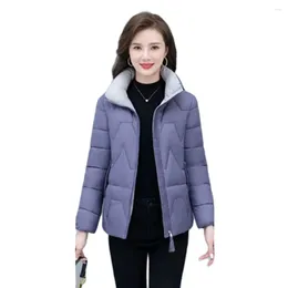 Women's Trench Coats Stand-up Collar Fashion Cotton-padded Clothes Ladies Loose Warm And Comfortable Temperament Casualwinter Coat Wome'n