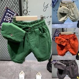 Trousers Active Children Boys Casual Shorts Waist Pack Boy's Version Cotton Child Summer Clothes 2-7years