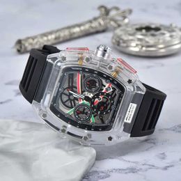 A Original 1 to 1 Watches Fashion Designer Men's Mechanical Wristwatch Barrel-shaped Multi-function Men Women Women's Wristwatches