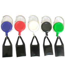 Silicone Lighter Protective Leash Case Sleeve Holder Retractable Keychain Portable Innovative Lighter Holder Outdoor Smoking Pipe Tools With Sticker