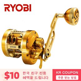 Fly Fishing Reels2 JAPAN Brand RYOBI VARIUS METAL FISHING REEL DRUM WHEEL 11BB 15KG LIGHT JIGGING BOAT REELL BAIT CASTING 231120