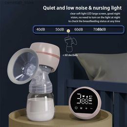 Breastpumps Portable Electric Breast Pump USB Chargable Silent Portable Milk Extractor Automatic Milker Comfort Breastfeeding BPA Free Q231120