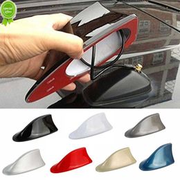 Universal Car Roof Shark Fin Decorative Aerial Antenna Cover Sticker Base Roof Carbon Fibre Style For BMW/Honda/Toyota