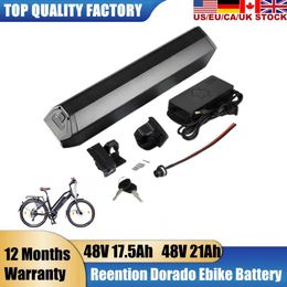 48V 21Ah Ebike Battery Reention Dorado Batteria Pack 17.5Ah 25Ah Electric Bike AKKU for 250W 750w 500w 1000W Motor With Charger