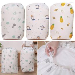 Storage Bags Large Capacity Household Toy Organize Moisture-Proof Clothes Bag Quilt Mouth Moving