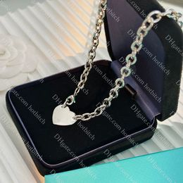 Love Pendant Necklace Designer Letter Necklace Women 925 Sterling Silver Necklace Classic Women Pendants Chain With Box