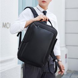 Backpack For Men Portable 15 6 Inch Laptop Bag Male Waterproof Large Capacity Business Travel Anti Theft Boy Schoolbag