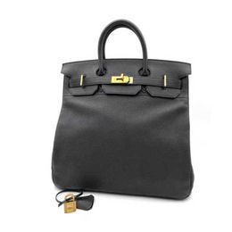 Hac Top Bag 50cm Family 50cm Customised Version Designer Totes Bags Black Collection Bag 50cm Full Hand Stitched