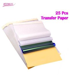 Tattoo Transfer Paper 25 Sheet Tattoo Thermal Stencil Transfer Paper A4 size for hand Thermal Copying Machines3258902