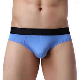 Underpants Men's Sexy Briefs Jockstrap Breathable Gay Underwear Thongs Hollow Out Men Open BuPanties