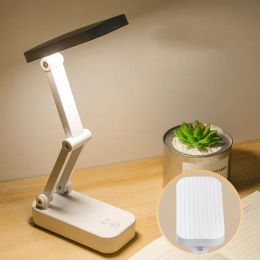 Foldable Table Lamp Portable LED Eye Protection Desk Lamp USB Rechargeable Dimmable Night Light 3 Colour Temperature